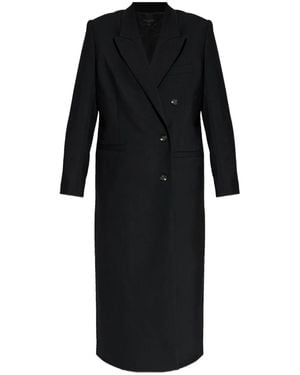 Rag & Bone Abrigo Con Doble Botonadura - Negro