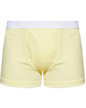 Tom Ford Logo-Waistband Boxers - Yellow