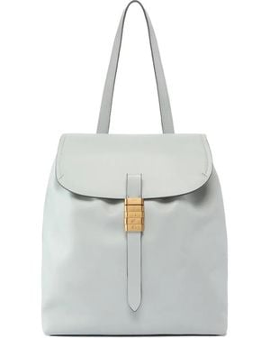 Pinko Medium Saddle Backpack - Grey