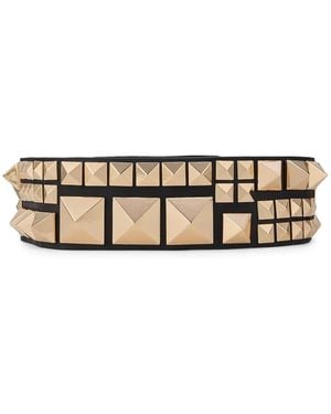 Kat Maconie Sam Stud-Embellished Belt - White
