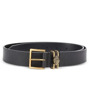 Kurt Geiger Shoreditch Eagle-Charm Belt - Black