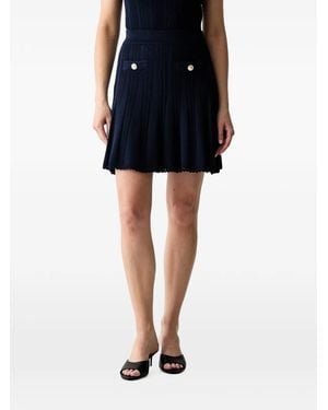 Guess Button-Detail Mini Skirt - Black