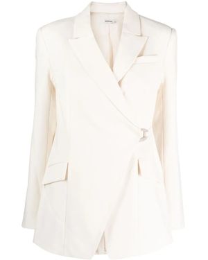 Jonathan Simkhai Off-Centre Front Blazer - Natural