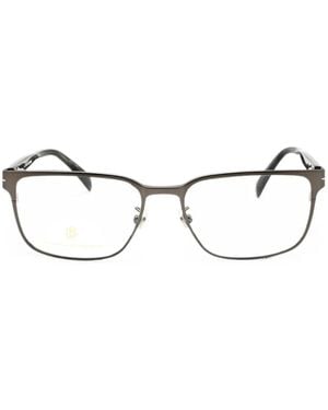 David Beckham Rectangle-Frame Glasses - Natural