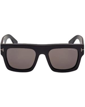 Tom Ford Rectangle-Frame Sunglasses - Grey