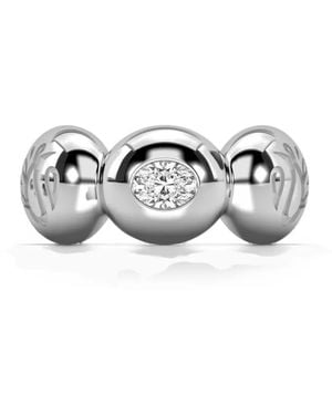 SOLO for Diamonds Bague Soul Ornée De Diamants - Grey