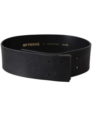 Gianfranco Ferré Cinturón Con Logo Estampado - Negro