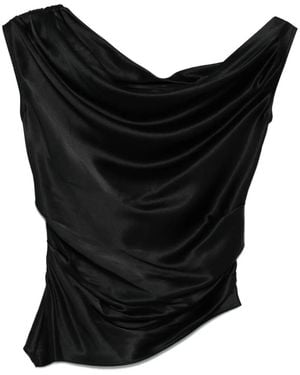 STAUD Sleeveless Tops - Black