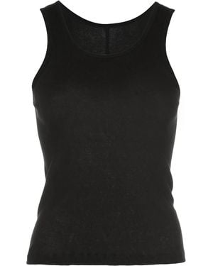 Wardrobe NYC Ribbed Slim-Fit Tank Top - Black