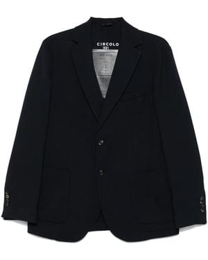 Circolo 1901 Textured Blazer - Black