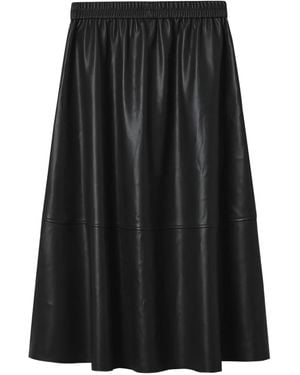 B+ AB A-Line Midi Skirt - Black