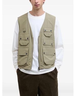 Barbour Utility Editor Zip-Front Gilet - Green