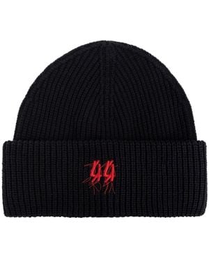 44 Label Group Raw Cotton Beanie - Black