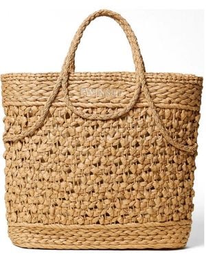 Twinset Raffia Tote Bag - Natural