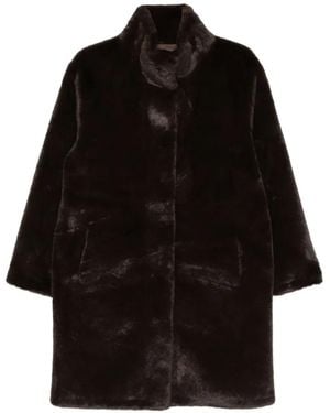 Apparis Blair Faux-Fur Coat - Black