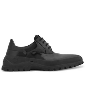 Ferragamo Brenta Derby Shoes - Black