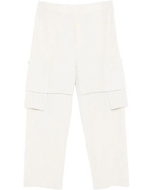 Homme Plissé Issey Miyake Multi-Pocket Pants - White