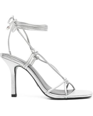 Patrizia Pepe Square-Toe Sandals - White