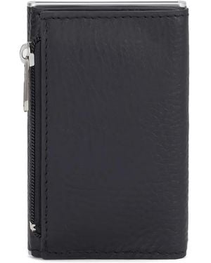 Piquadro Bi-Fold Leather Wallet - Black