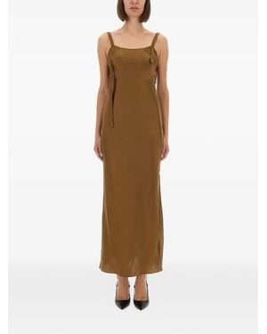 THE GARMENT Tie-Strap Maxi Dress - Natural