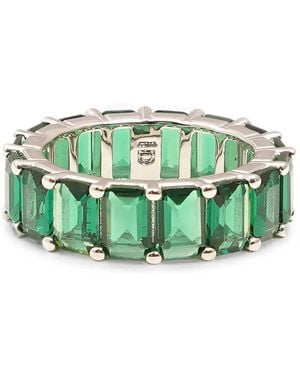 Izabel Display Anillo Con Cristales - Verde