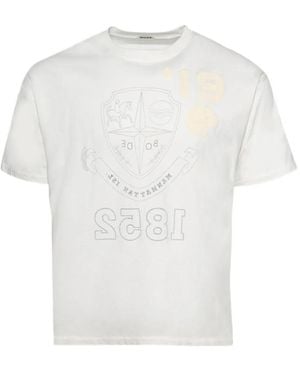 Bode Reversible Crest T-Shirt - White