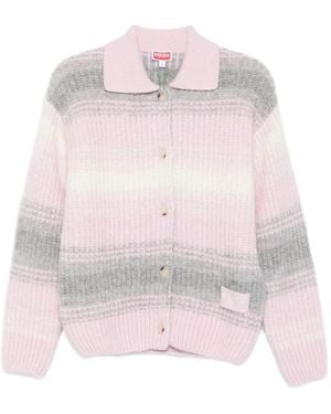 KENZO Striped Cardigan - Pink