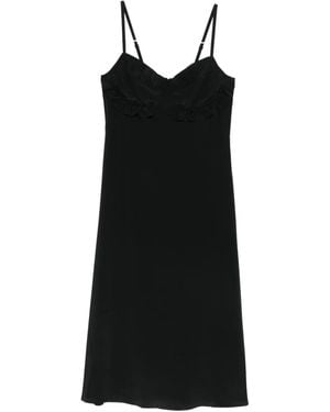 Simone Rocha Ruffled Midi Dress - Black