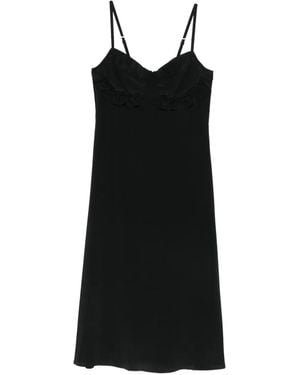 Simone Rocha Ruffled Midi Dress - Black