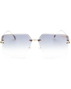 Carrera Geometric-Frame Sunglasses - White