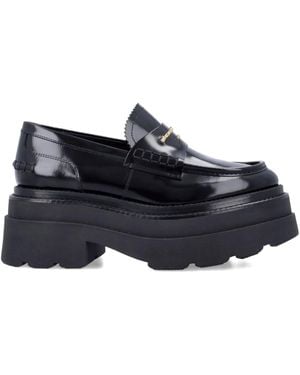 Alexander Wang 75Mm Carter Platform Loafers - Black