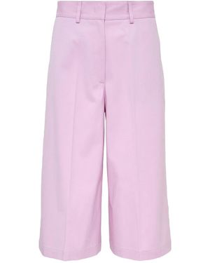 MSGM High-Waisted Culottes - Pink