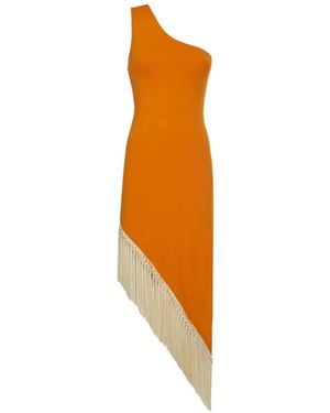 strapless open back dress Women's Organic Cotton Midi Dress