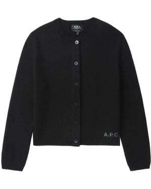 A.P.C. Mila Cardigan - Black
