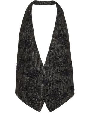 DSquared² Open-Back Vest - Black