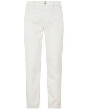 Re-hash Belt-Loop Chinos - White