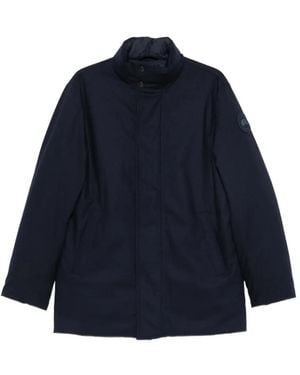 Canada Goose Riverside Logo-Patch Padded Coat - Blue