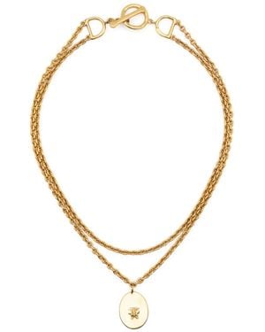 Patou Collana Bocca Con Ciondolo - Metallizzato