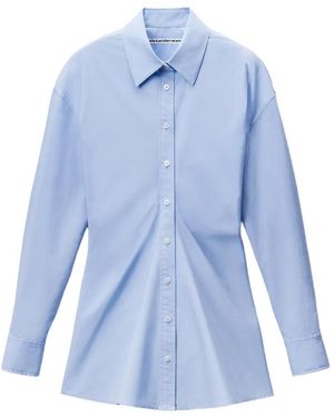 Alexander Wang Hemdkleid Mit Reißverschluss - Blau