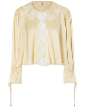 Chloé Fluid Top - White