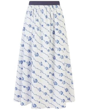Rosie Assoulin Easy Does It Skirt - White
