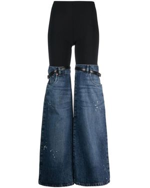 Coperni Vaqueros acampanados Hybrid - Azul