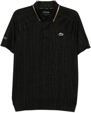 Lacoste X Novak Djokovic On Court Poloshirt - Schwarz