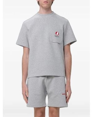 Murphy & Nye T-Shirt À Poche Poitrine - Grey