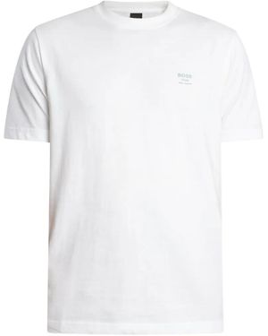 BOSS Graphic-Print T-Shirt - White