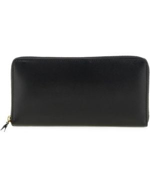 Comme des Garçons Zip-Around Leather Wallet - Black