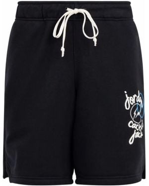Travis Scott X Fragment x Jordan Joggingshorts - Schwarz