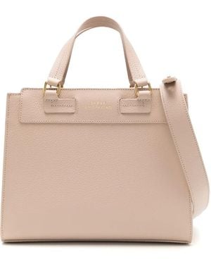 Sarah Chofakian Bolso satchel Etienne con logo - Neutro