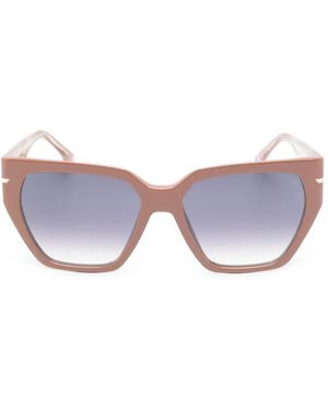 Victoria Beckham Geometric-Frame Sunglasses - Multicolor