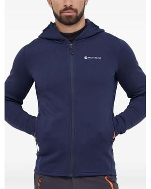 MONTANÉ Hoodie À Fermeture Zippée - Blue